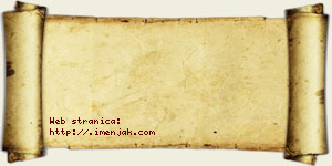 Danica Odalović vizit kartica